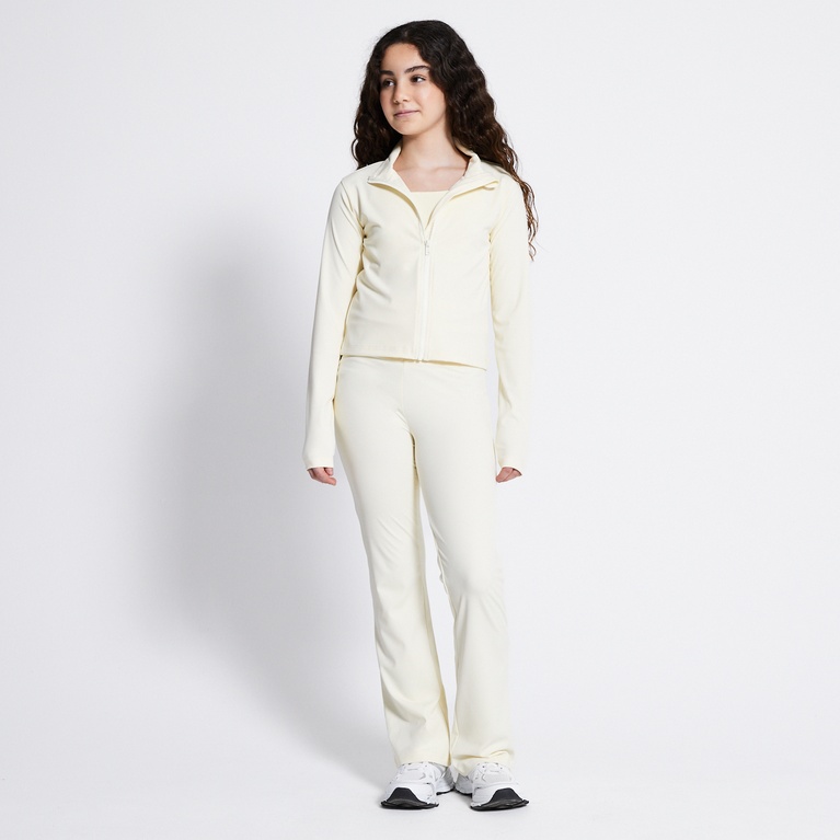 Flared training tights "Bounce" Light Yellow